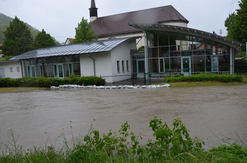 Hochwasser Echaztal Juni 2013