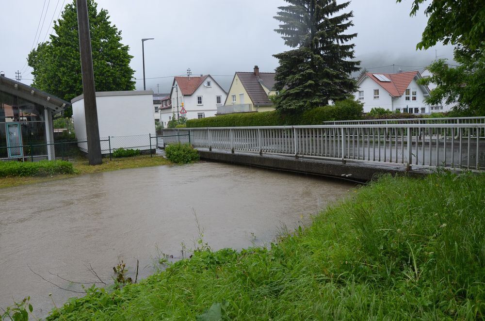 Hochwasser Echaztal Juni 2013