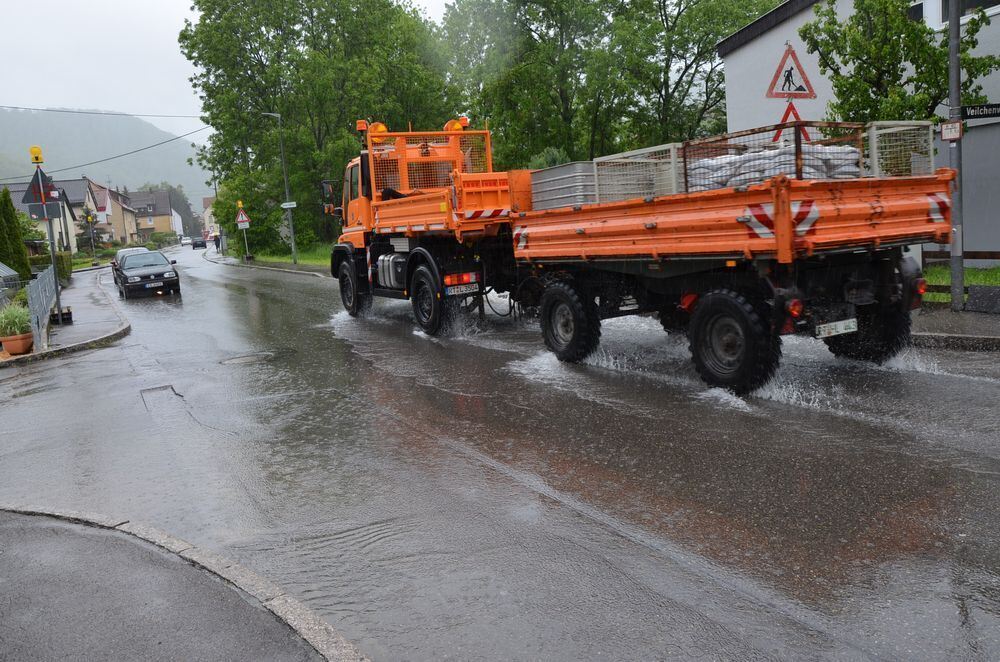 Hochwasser Echaztal Juni 2013