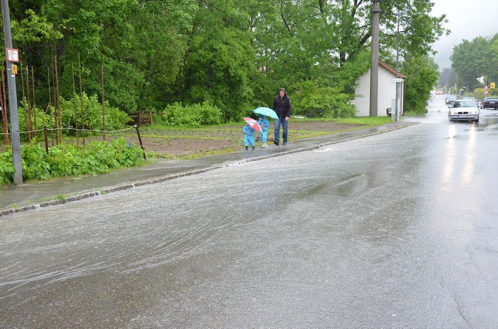 Hochwasser Echaztal Juni 2013