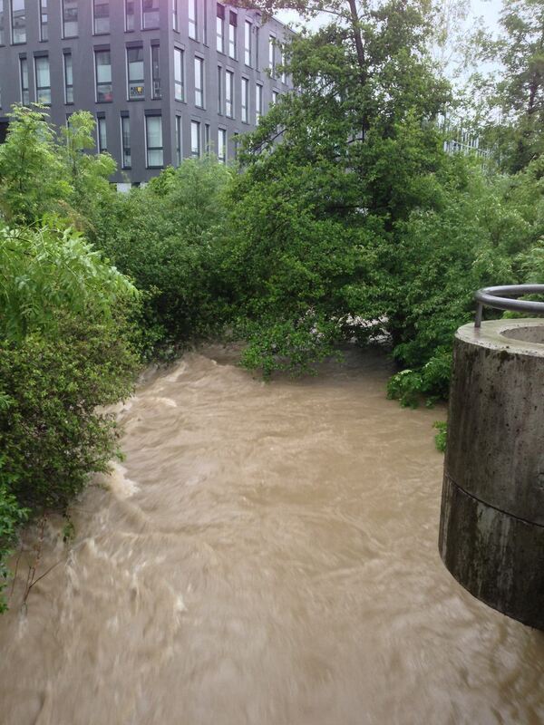 Hochwasser in Reutlingen