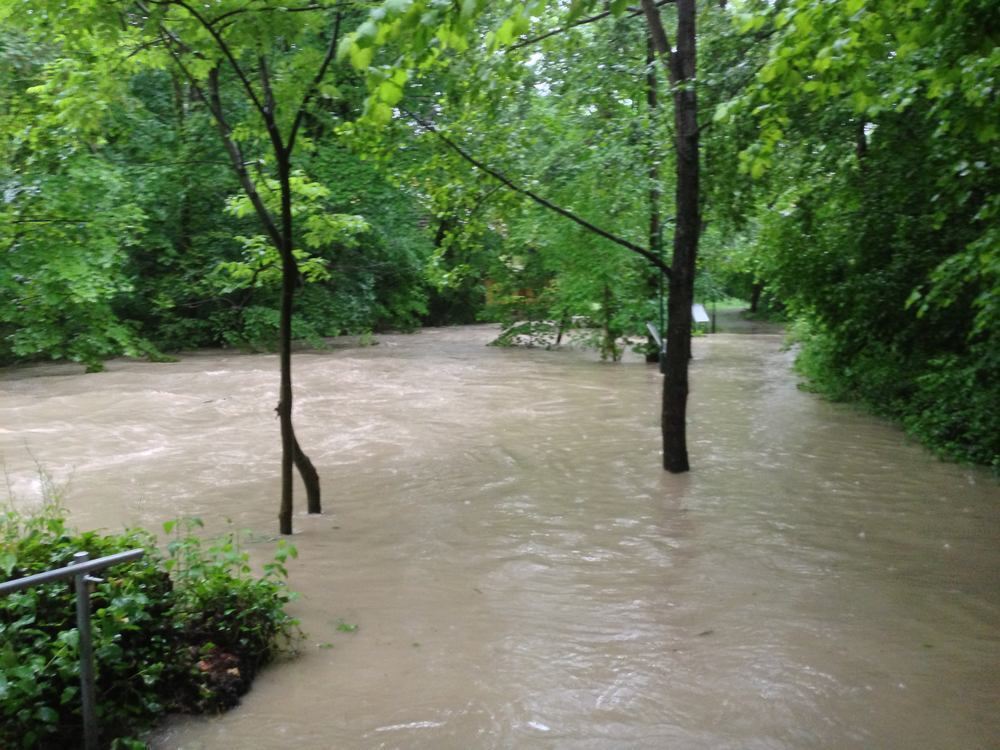 Hochwasser in Reutlingen