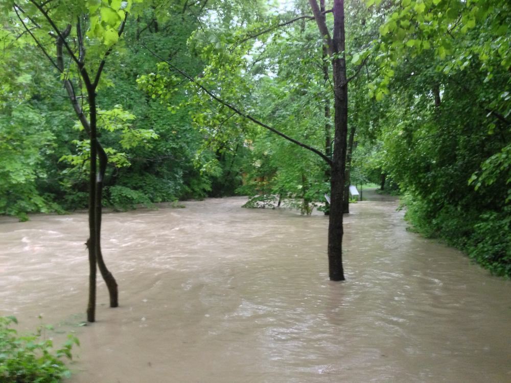 Hochwasser in Reutlingen