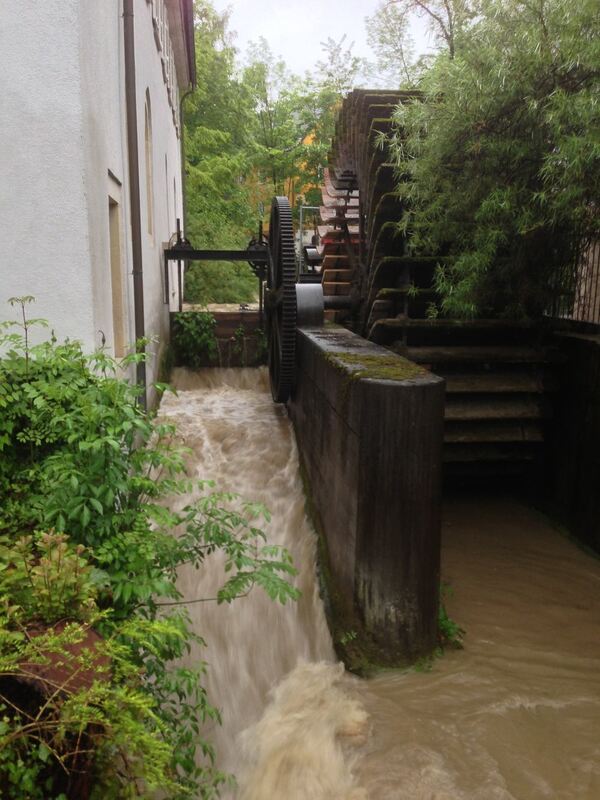 Hochwasser in Reutlingen