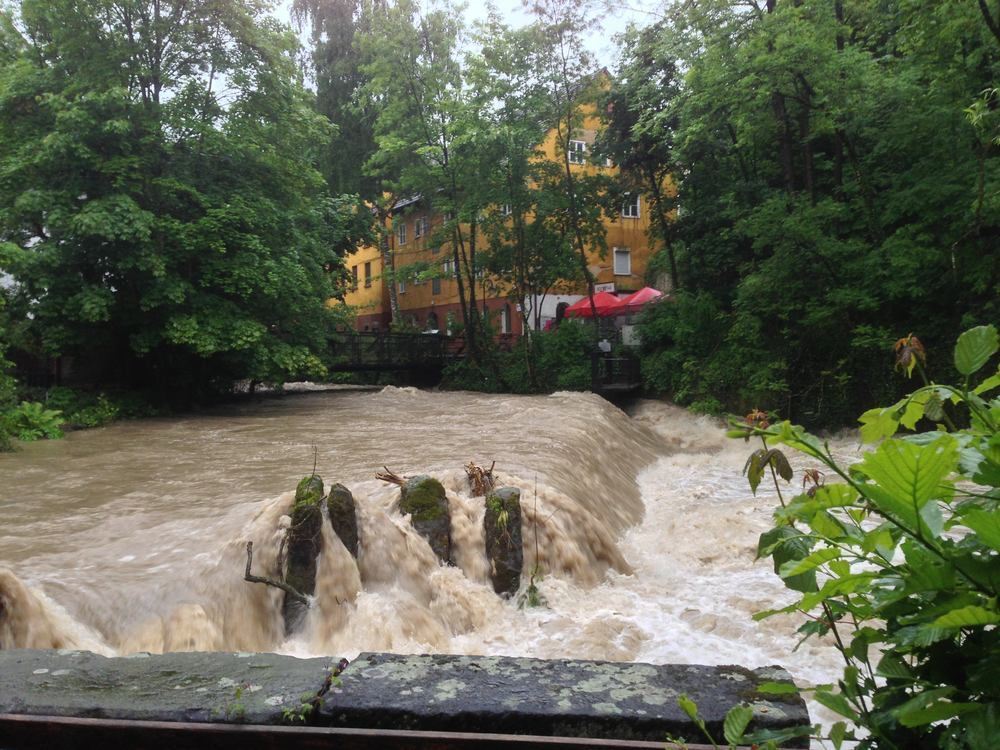 Hochwasser in Reutlingen