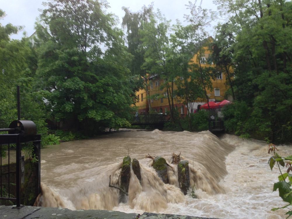 Hochwasser in Reutlingen