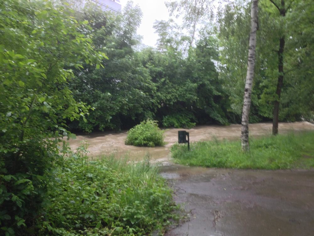Hochwasser in Reutlingen