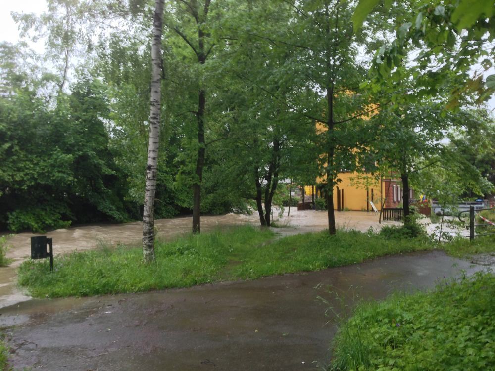 Hochwasser in Reutlingen