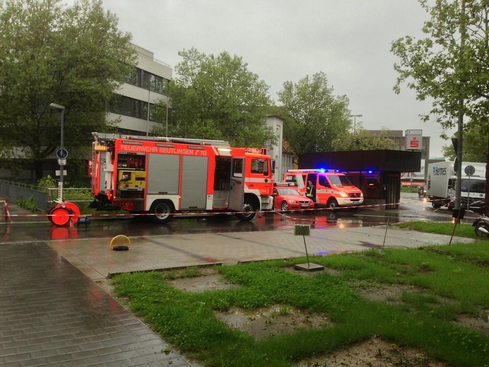 Hochwasser in Reutlingen