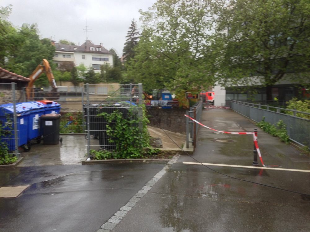 Hochwasser in Reutlingen