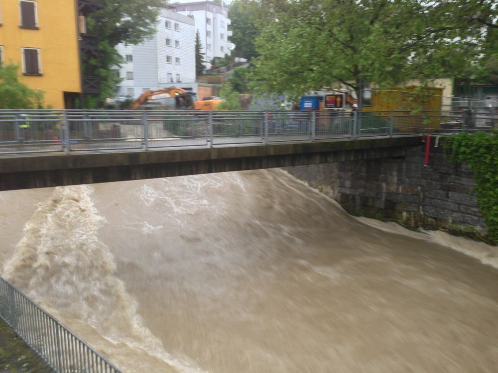 Hochwasser in Reutlingen