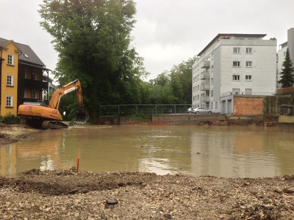 Hochwasser in Reutlingen