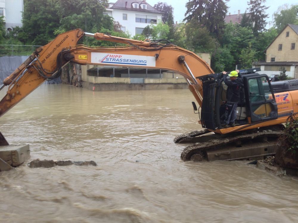 Hochwasser in Reutlingen