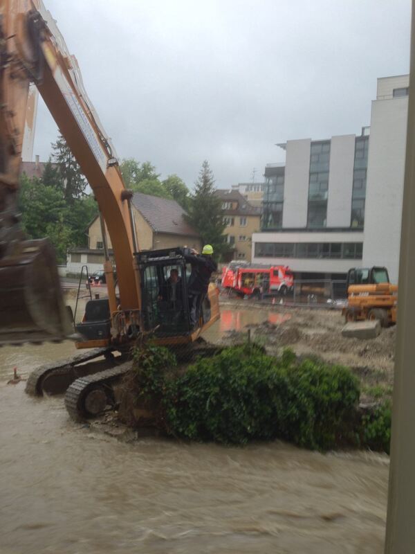 Hochwasser in Reutlingen