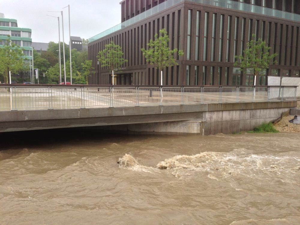 Hochwasser in Reutlingen