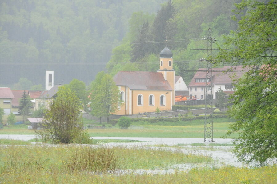 Hochwasser im Laucherttal Juni 2013