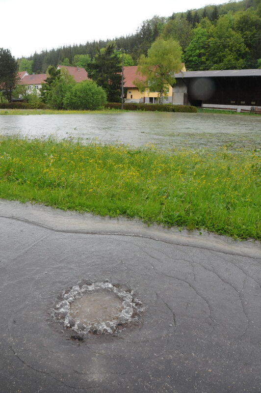Hochwasser im Laucherttal Juni 2013