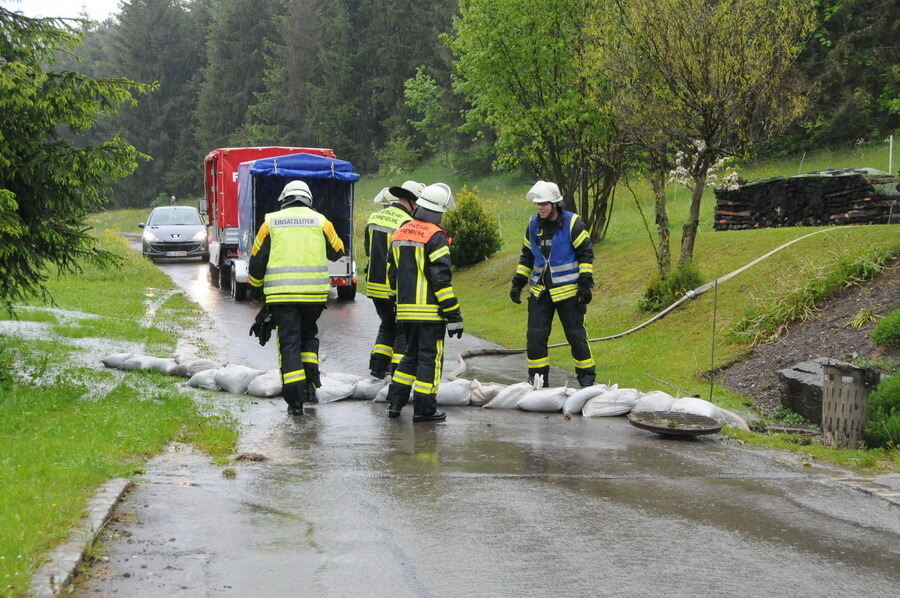 Hochwasser im Laucherttal Juni 2013