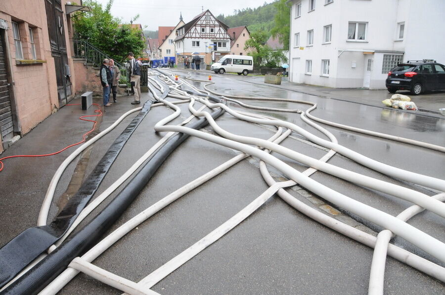 Hochwasser im Laucherttal Juni 2013