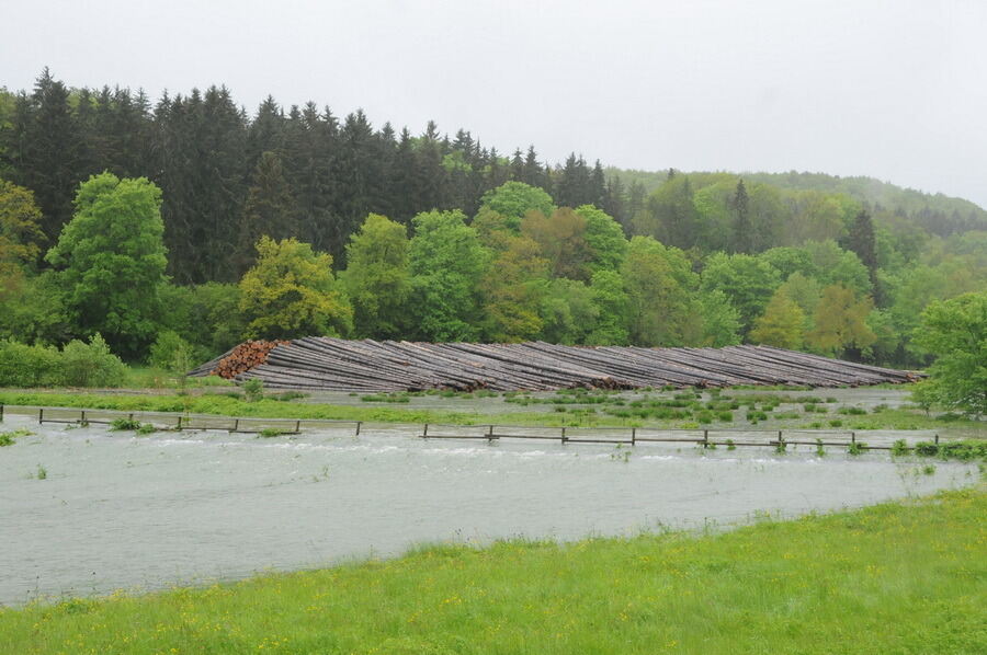Hochwasser im Laucherttal Juni 2013