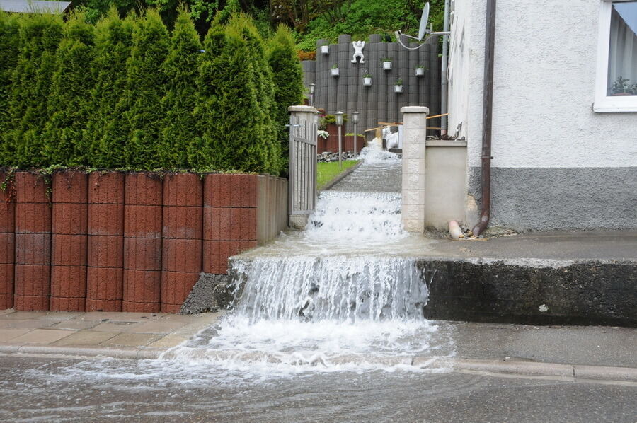 Hochwasser im Laucherttal Juni 2013
