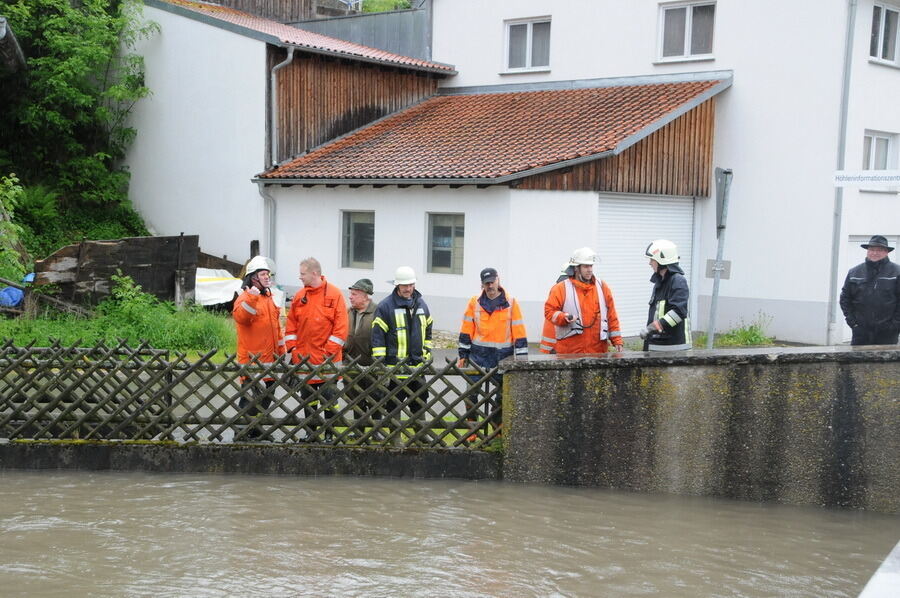 Hochwasser im Laucherttal Juni 2013