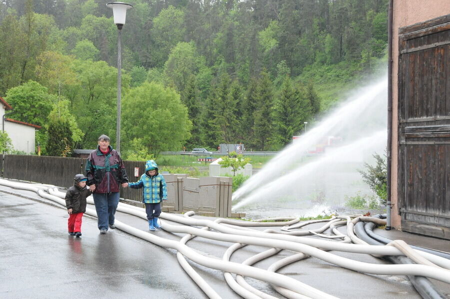 Hochwasser im Laucherttal Juni 2013