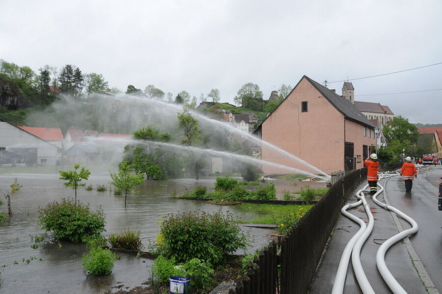 Hochwasser im Laucherttal Juni 2013