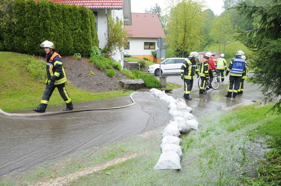 Hochwasser im Laucherttal Juni 2013