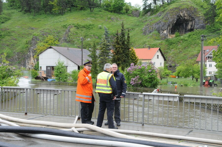 Hochwasser im Laucherttal Juni 2013
