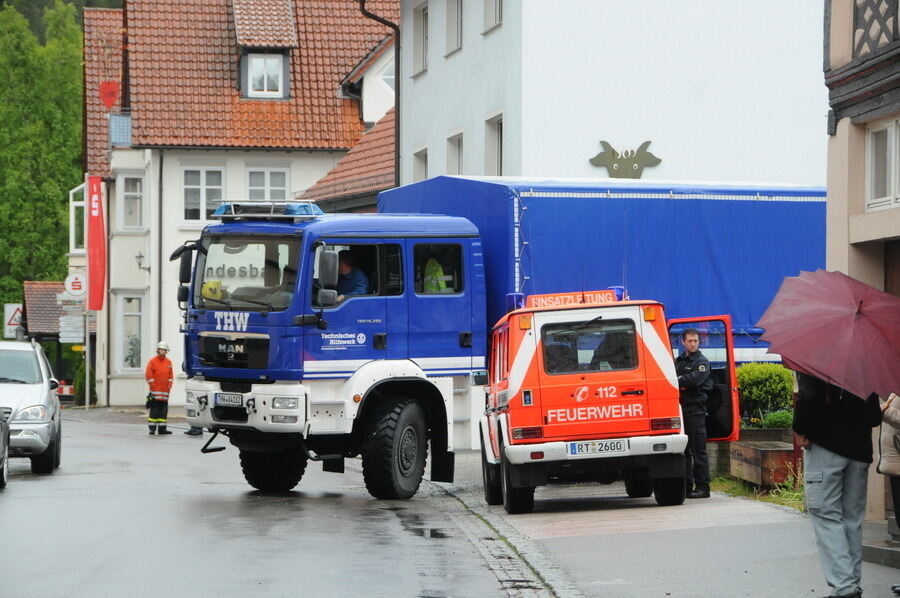 Hochwasser im Laucherttal Juni 2013