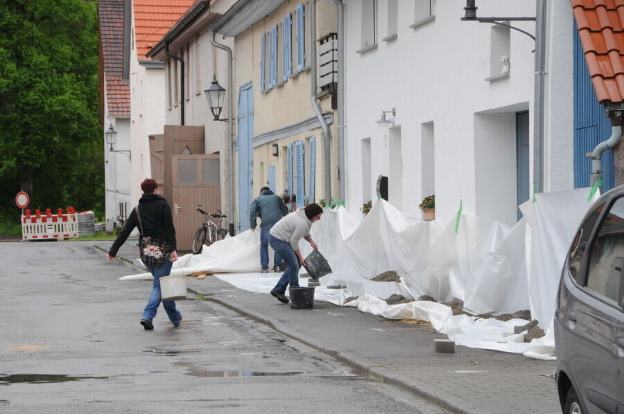 Hochwasser im Laucherttal Juni 2013