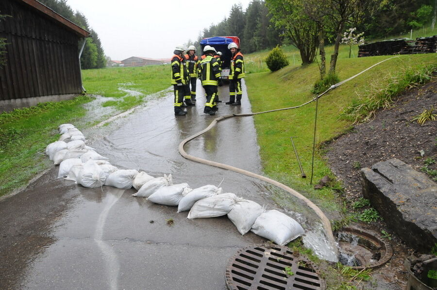 Hochwasser im Laucherttal Juni 2013