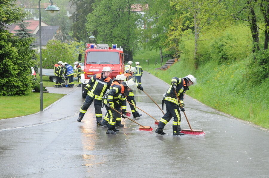 Hochwasser im Laucherttal Juni 2013