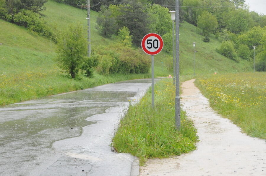 Hochwasser im Laucherttal Juni 2013