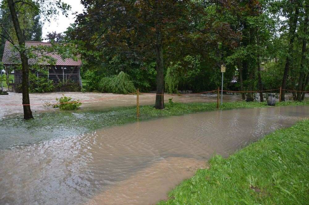 Hochwasser im Echaztal