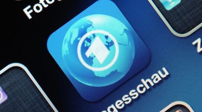 Die »Tagesschau«-App. Foto: Julian Stratenschulte