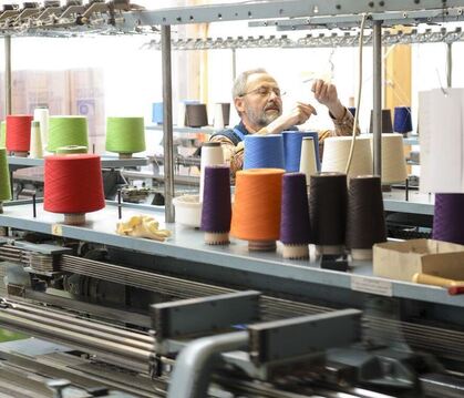 Textilproduktion in Holzelfingen: Bei disana wird von A bis Z noch alles im Betrieb selbst oder in Lohnunternehmen im näheren Um