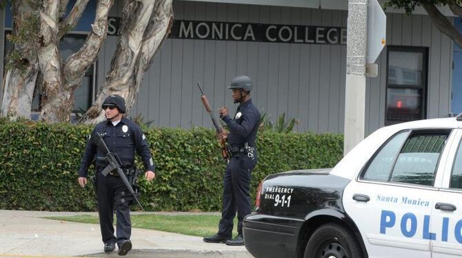 Auf dem Campus des Santa Monica College sind Schüsse gefallen. Foto: Michael Nelson