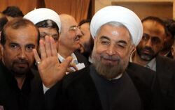 Der als gemäßigt geltende Präsidentschafts-Kandidat Hassan Ruhani. Foto: Abedin Taherkenareh
