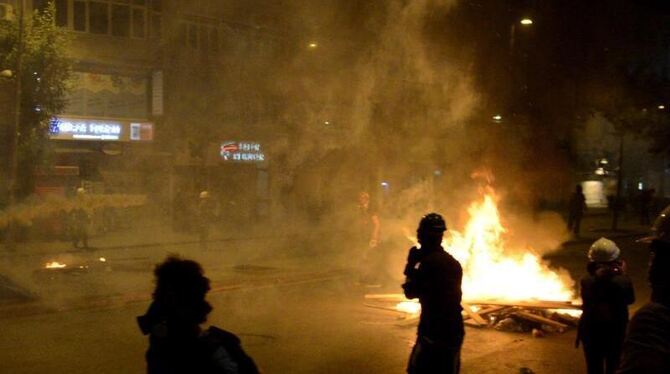 Die gewaltsamen Auseinandersetzungen in Istanbul gehen weiter. Foto: Erdem Sahin
