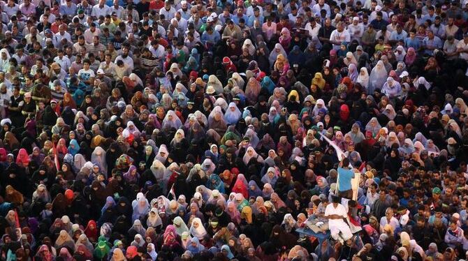 Mursi-Anhänger demonstrieren in Kairo. Foto: Mohammed Saber