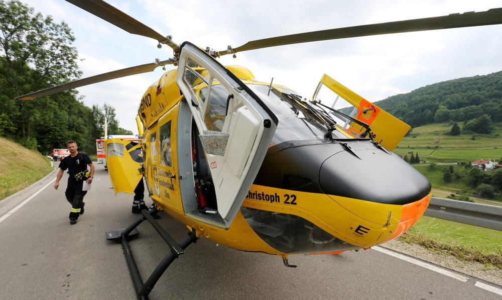 Motorradunfall bei Gossenzugen