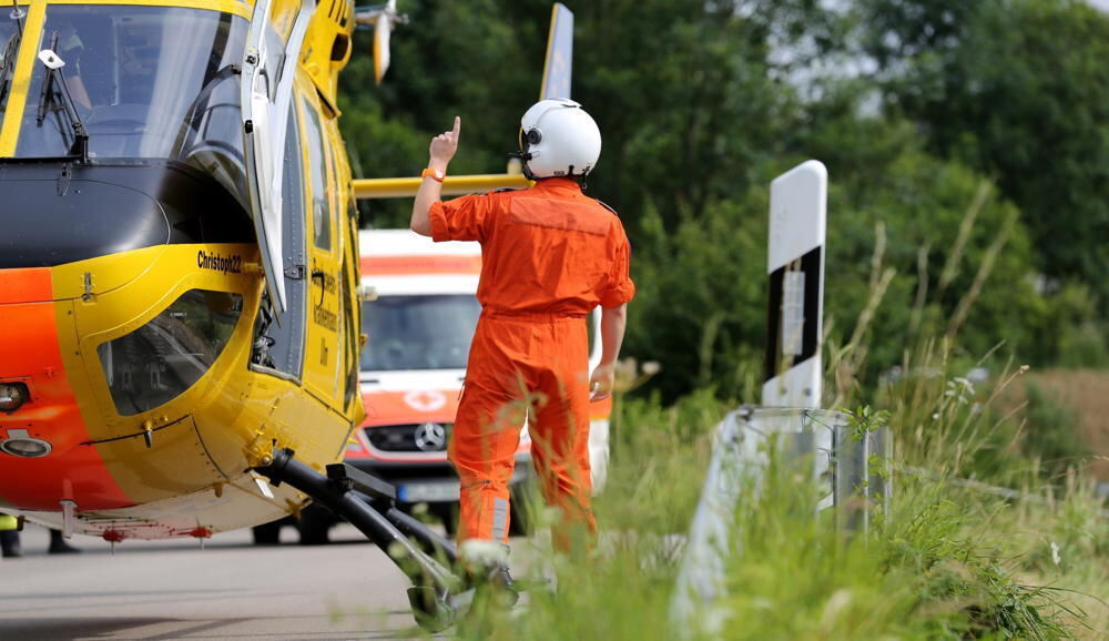 Motorradunfall bei Gossenzugen
