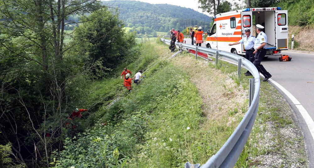Motorradunfall bei Gossenzugen