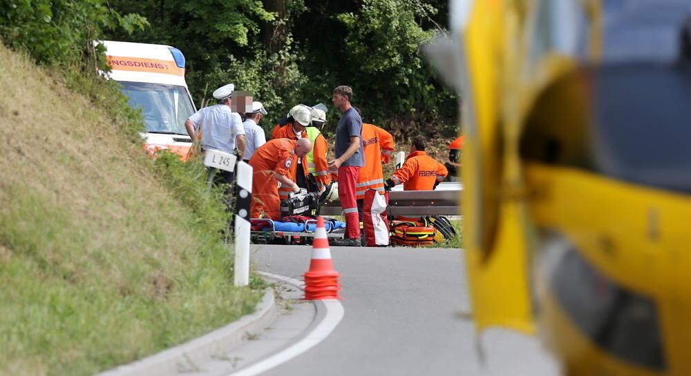 Motorradunfall bei Gossenzugen