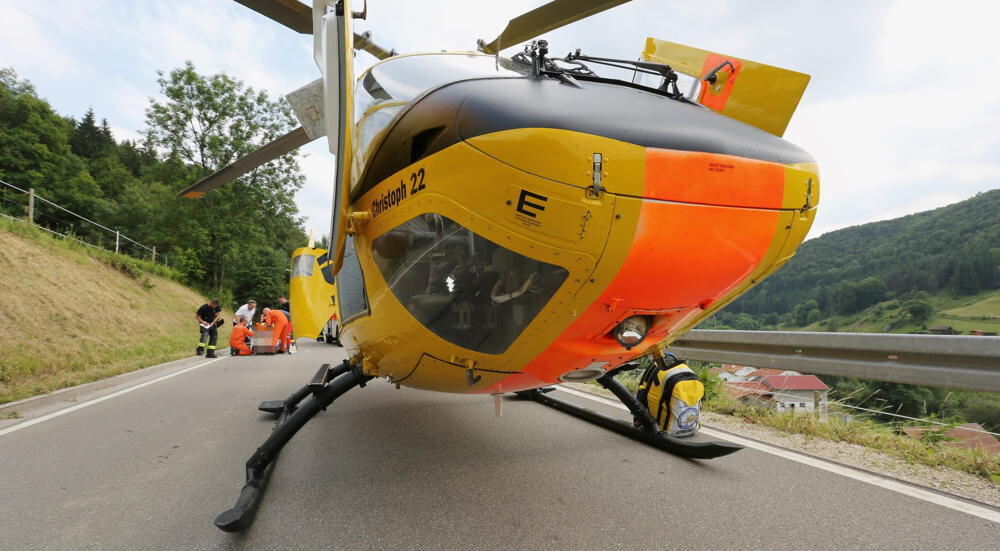 Motorradunfall bei Gossenzugen