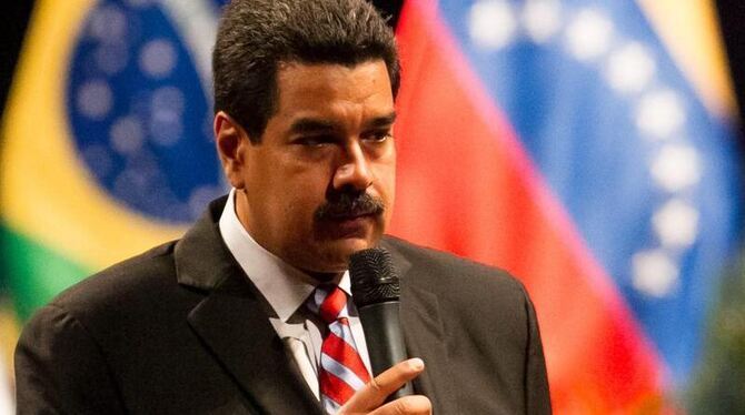 Venezuelas linker Staatschef Nicolás Maduro bleibt bei seiner Einladung an Snowden. Foto: Miguel Gutierrez