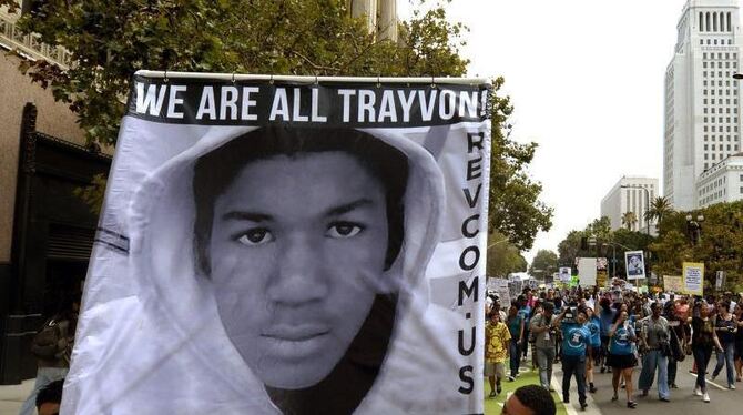 Der Freispruch im Fall Trayvon Martin treibt weiter Menschen auf die Straße. Foto: Michael Nelson