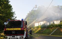 Großbrand zerstört Schützenhaus in Weilheim